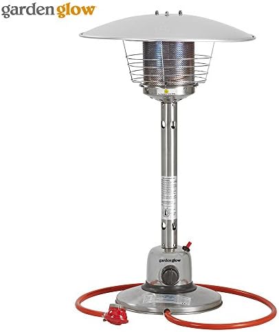 Garden Glow 4000W Table Top Gas Garden Patio Heater for Outdoor Use (Table Top Patio Heater)