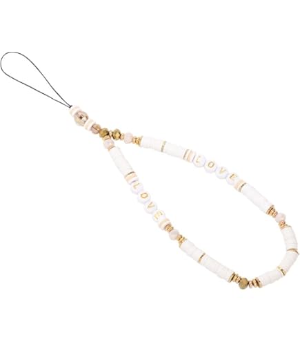 BelleVive Bracelet De Poignet Pour Caméra Perlé, Charmant Accessoire Numérique, Lanière, Breloques Pour Téléphone, Sangle, Dragonne Anti-Perte, Chaîne De Perles Pour Sac à Téléphone, Porte-clés