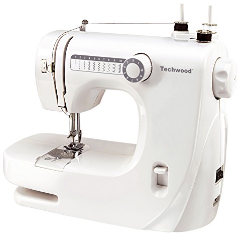 Techwood TMAC-608 - Máquina de coser, color blanco