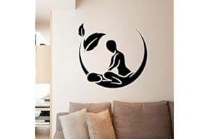 NSRJDSYT Adesivo murale per Salone di Massaggi Spa Adesivi murali per la Salute di Bellezza Decorazione della Stanza delle Ragazze Camera da Letto Arte della Parete Mura 42x40cm