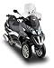 Price comparison product image GIVI Slider AF5601 Windscreen specific AIRFLOW Transparent + Free Tools kit Set maximum attacchi. H 67 cm (12 ") L 65 cm Travel for PIAGGIO MP3 TOURING NEW 400 (11)