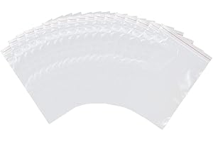 PH PANDAHALL Pandahall 100pcs Bolsas Plásticas Zip a cierre transparente 8 x 12 cm epasseur: 0.04 MM, 22x15cm