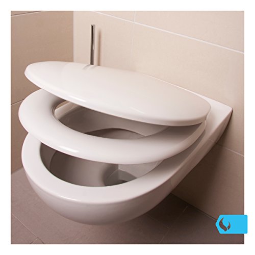 Bullseat 5.1 WC Sitz weiß • Absenkautomatik / Softclose • abnehmbar • easyclean • Klobrille • hochwertiges Duroplast - 3