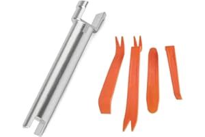 CANJPTON Compatible avec Mercedes Benz W204 W212 Broche d'arbre tige d'essieu manette de commande bouton broche d'arbre rotatif Axe Tige de réparation A2048700779 Avec outil de montage