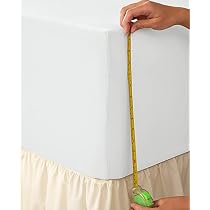 RELIANCE Bedding Luxus Spannbettlaken – 400 Fadenzahl, 100% ägyptische Baumwolle, 40 Cm Tief, Einzelbett