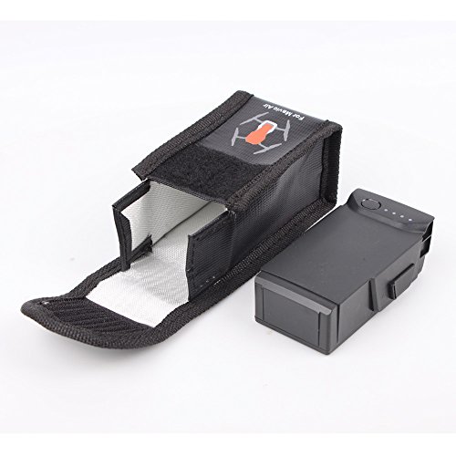 Preisvergleich Produktbild Kismaple Mavic Air Explosionsgeschützt LiPo Batterie tasche,Feuerbeständige Sicherheit und Lagerung Pouch Batteries Protector Tasche für DJI Mavic Air (Klein)