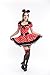 Produktbild Charm Rainbow Maus Kostüm Mädchen Süße Damen Kleider Set inkl. Kleid und Ohren Mouse Theme Party Cartoon Cosplay Set 4 Größe (S - XL)