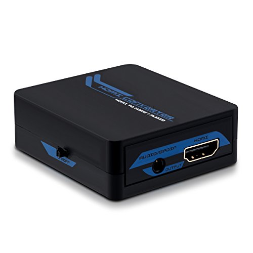 kwmobile HDMI Audio Extractor SPDIF Klinke HDMI Audio Entkoppler – HDMI und Audio Signal einfach separieren - 3