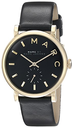 Marc Jacobs Damen Armbanduhr Leder schwarz MBM1269 Marc Jacobs Damen Armbanduhr Leder schwarz MBM1269