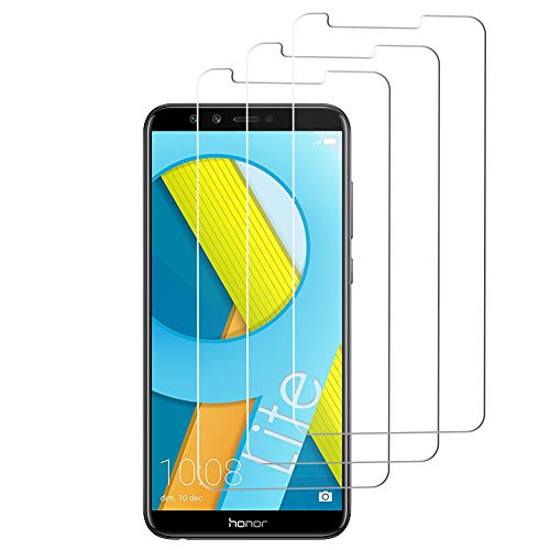 Deofde Protector de Pantalla para Huawei Honor 9 Lite, [3 Pack] Cristal Templado Vidrio Templado 9H Dureza para Huawei Honor 9 Lite