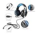 Produktbild LZY Mode Gaming Headset 3,5 mm Spiel Kopfhörer Kopfhörer Stirnband mit Mikrofon Stereo Bass für Ps4 PC Computer