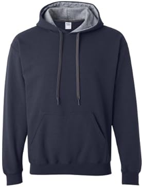 Gildan Heavy Blend Contrast Herren Kapuzenpullover / Hoodie / Kapuzensweater