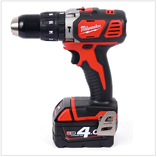 Milwaukee M18 BPD 402 C 18 V Akku Schlagbohrschrauber inkl. 2x 4,0 Ah Li-Ion Akku, Ladegerät im Transportkoffer - 3