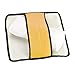 Child Kids Toddler Car Auto Seat Belt Shoulder Pad Cover Head Neck Support (Yellow)