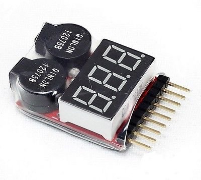 SALVA LIPO TESTER BATERIA ALARMA BATTERY SAFE ALARM BUZZER 2S- 8S