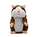Produktbild SOOKi Sprechen 18cm Hamster Plüschtier, Wiederholen Sie Sagen Lustige Kinder Stofftiere, Sprechen Rekord Plüsch Interaktive Spielzeug Für Geburtstagsgeschenk,C