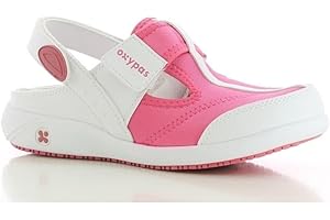 Oxypas Damen Anais Sicherheitsschuhe, Weiß Fux, 38 EU