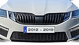 skoda motorsport aufkleber Folie 3M Wrap Folie 1080 ***NEU*** PrintAttack Spoilerschwert Lippe Frontspoiler (3M Wrap Folie 1080) P007  BJ 2012-2019  Vorfacelift + Facelift  Black/Carbon/Red (3M G12 Schwarz Glanz)