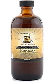 Orgánico y auténtico. Aceite de ricino negro Sunny Isle, extra oscuro de Jamaica, 8 onzas (227 ml)