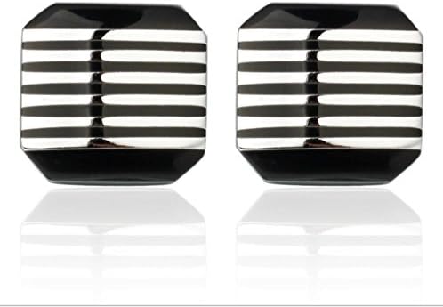 Frame Meng High Quality Cuffs Cuffs Men Black Rhombus Long Cufflinks Fashion