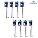 Produktbild The Good 8 X ERSATZ Zahnbürsten Kompatibel für Braun Oral-B TriZone, Generisch Pack Aufsteckbürsten mit guter Qualität, Modellnummer EB-30A