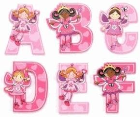 Wooden Fairy Letter - W