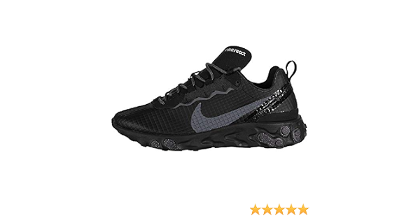 Nike React Element 55 Premium Sneakers Nero Grigio CI3835-002 (42 - Nero) :  Amazon.it: Moda