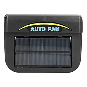 Vehicle Ventilation Cooler, Car Exhaust Fan 0.5W Lightweight for Car(Solar car Fan_Big Board, Pisa Leaning Tower Type)