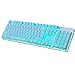 Produktbild Guanwen Gaming Wired Tastatur, mechanische Feel Optical Blue Atmung hintergrundbeleuchtetes ergonomisches Metall Multimedia Keys USB-Tastatur für PC Laptop-Computer