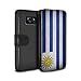 Produktbild STUFF4 PU-Leder Hülle/Case/Tasche/Cover für Samsung Galaxy S7/G930 / Uruguay/Uruguayischen Muster / Flagge Kollektion