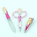 Bid Buy Direct® Girl's Manicure Set | 3Pc Nail Grooming Kit | Beautiful Printed Designs Includes Scissors, Nail Filer, Nail Clipper (Pink)