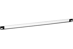 Adam Hall 19" Parts 872205 LBL - 19" U-Rackblende 0,5 HE, mit Kunststoff-Beschriftungsstreifen