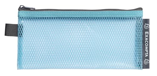 Exacompta 12 Pochettes Eva Zippées Pop'N Co 10x21cm 3 Couleurs Assorties