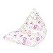Owls Pyramid Shaped Fun Children's Filled Bean Bag