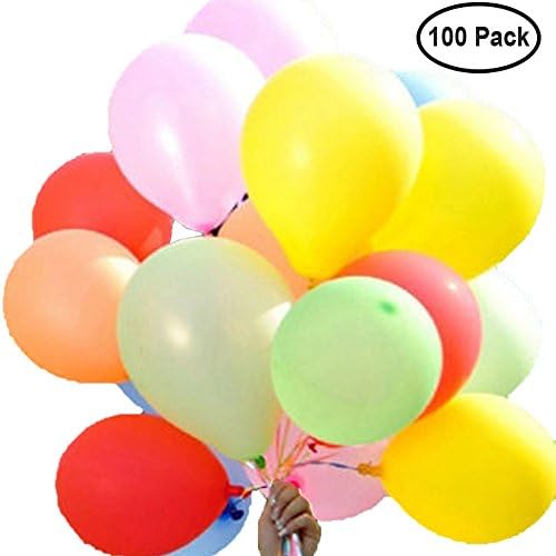 100pcs 10inch Latex Balloons Wedding Party Decorations Xmas Random - Mix colors