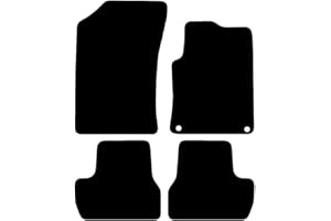 Carsio Tailored Black Carpet Car Mats for Citroen C3 2010 Onwards - 4 Piece Set with 4 Clips