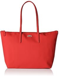 Lacoste Sac Cabas Toile PVC Femme, Bandouliere, 14x29.5x35 cm (W x H x L)