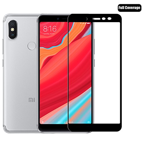 Preisvergleich Produktbild Voviqi Xiaomi Redmi S2 Panzerglas, Hüllenfreundlich Vollständige Abdeckung Schutzfolie gehärtetem Glas Folie Blasenfrei Volle Abdeckung Displayschutzfolie für Xiaomi Redmi S2 (Schwarz)