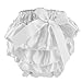 Baby Girl Satin Bowknot Bloomers Diaper Cover Panties for 0-6 Months S (White)