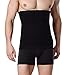 Produktbild Aieoe Herren Bauchweggürtel Elastisch Fitness-Gürtel Männer Lendenwirbelstütze gürtel Schlanke Tailemieder Shapewear Unterbrust Sport Training Unterwäsche-Schwarz-Taille 84-94cm