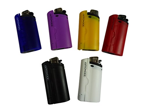 Preisvergleich Produktbild 3 Stück Feuerzeug Hülle mit Feuerzeug und Glutkiller, Glutlöscher. Feuerzeugetui, Feuerzeughülle