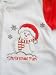 Babys Christmas White All in One Romper/Sleep Suit Inc Hat - Christmas Fun Design (Newborn)