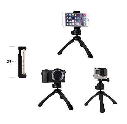 Fotopro Selfie Stick mit Stativ, Bluetooth-FernauslÃ¶ser fÃ¼r iPhone, Samsung und andere Smartphone, Kamera und GoPro