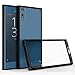 COCK Hybrid Soft Bumper and Hard Acrylic Crystal Transparent TPU Back Cover Case for Sony Xperia XZ Premium (Black) Scratch Resistant Shock Absorbing RS.700.00