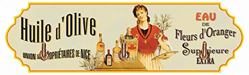 FRANZOSICH VINTAGE HANDTUCHHAKEN SCHLUSSEL RETRO WERBUNG NICE OLIVENOL
