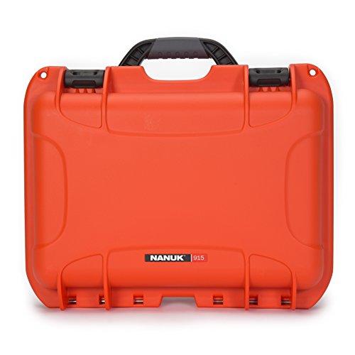 Nanuk 915 Waterproof Hard Case with Padded Dividers - Orange