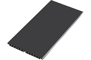 Evotrade Zócalo de cocina – Perfil rodapié L 2,5 m de PVC | Altura y colores a elegir + accesorios (2 tapones de ángulo de 90° + 1 junta) Hecho en Italia