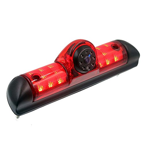 Naviniocar brake light lamp reverse camera parking back up for Fiat Ducato Peugeot BOXTER Citroen Jumper Dodge 170 ° Angle transporter