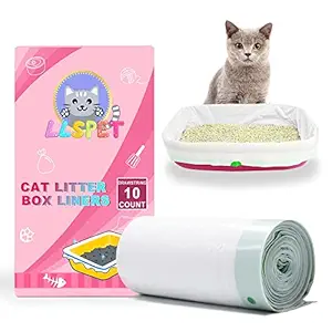 LLSPET Cat Litter Box Liners (10 Count, 35.8IN17.7IN)