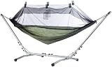 Semptec Urban Survival Technology Hängematte aus Fallschirmseide mit Moskitonetz - 3